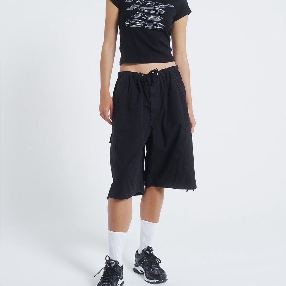 Black Jaded London cargo jorts